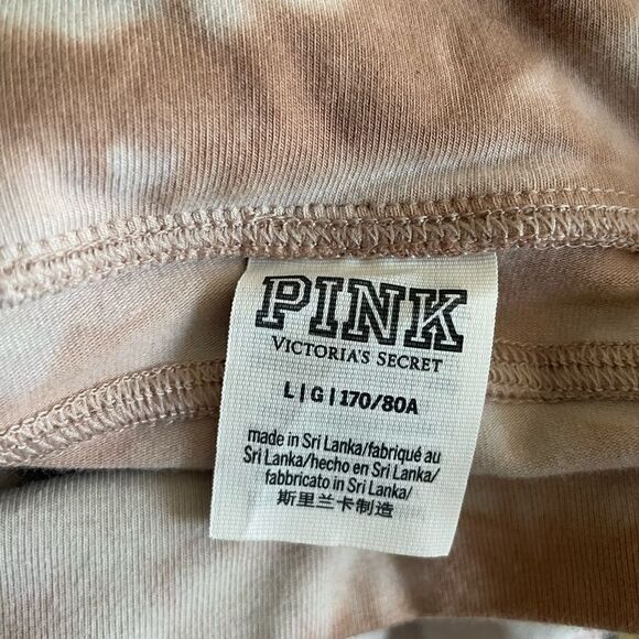 🆕PINK COTTON HIGH WAIST V CROSSOVER LEGGINGS IN FULL LENGTH - Picture 3 of 4